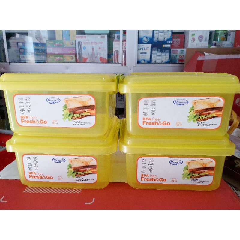 Hawaii Kotak Makanan Sealware Fresh n Go 960ml / Tempat Bekal / Sandwich Box Kotak Penyimpanan BPA Free