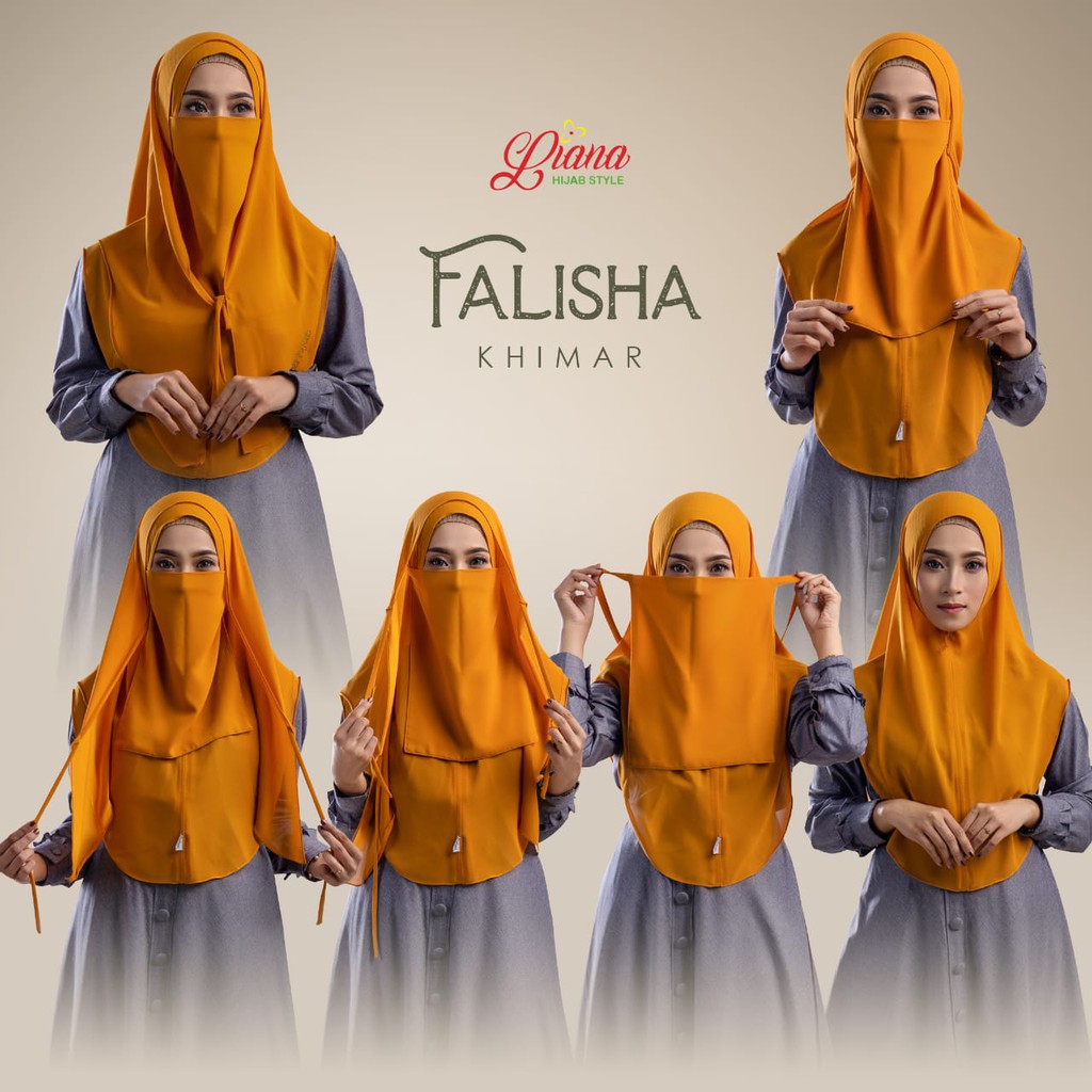 Jilbab Syari Khimar Falisha Ori Liana Hijab