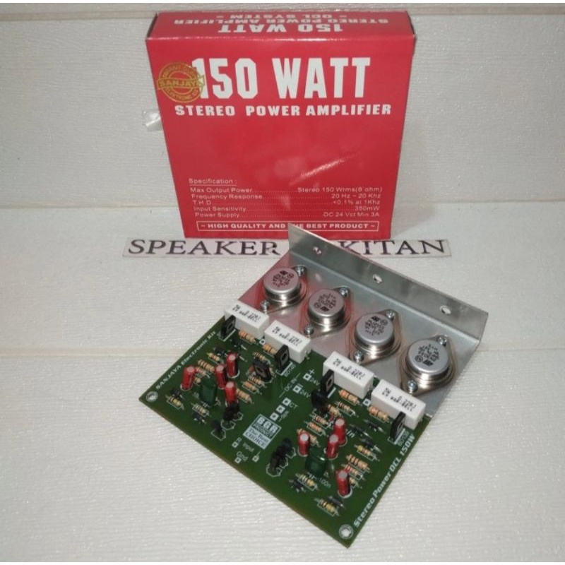 Jual Kit Power Amplifier Stereo OCL 2x150Watt Indonesia|Shopee Indonesia