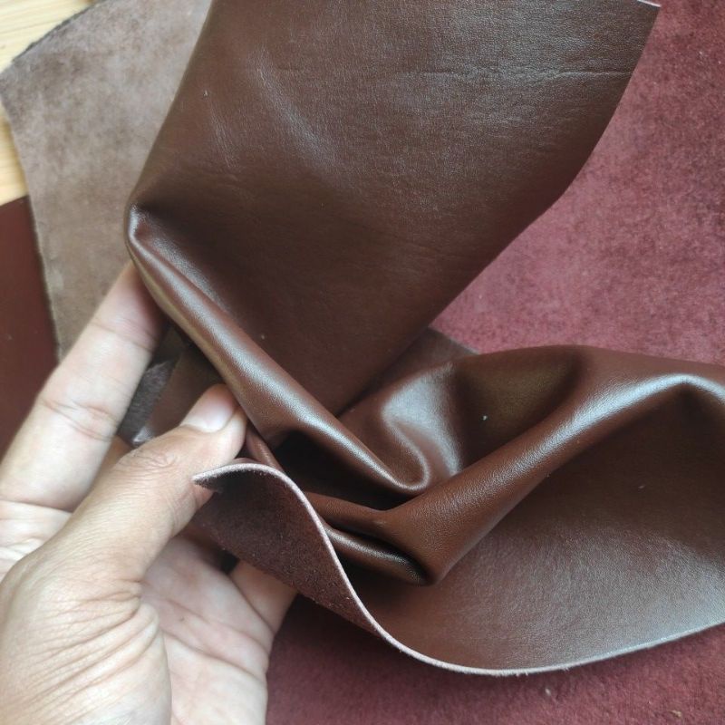 Promo Kulit Sapi Lembaran asli super soft lembut untuk bahan sofa jok dll