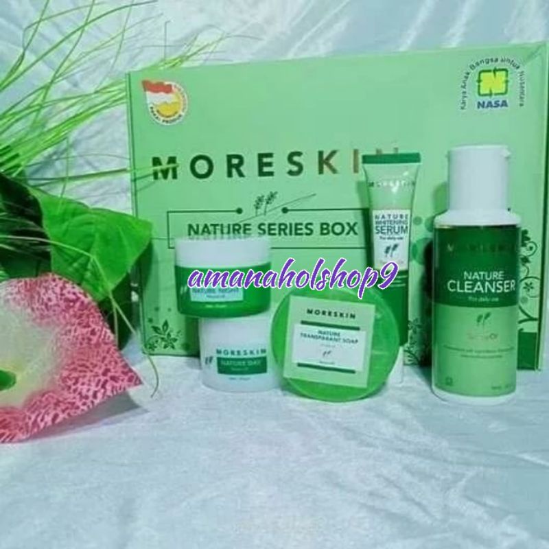 Krim Pemutih Wajah skin care whitening Moreskin Nature