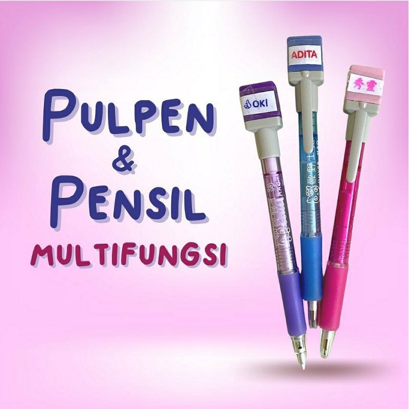 

PULPEN & PENSIL MEKANIK MULTIFUNGSI