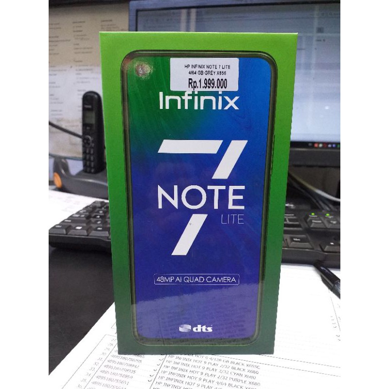 INFINIX NOTE 7 LITE RAM 4 ROM 64 TERMURAH