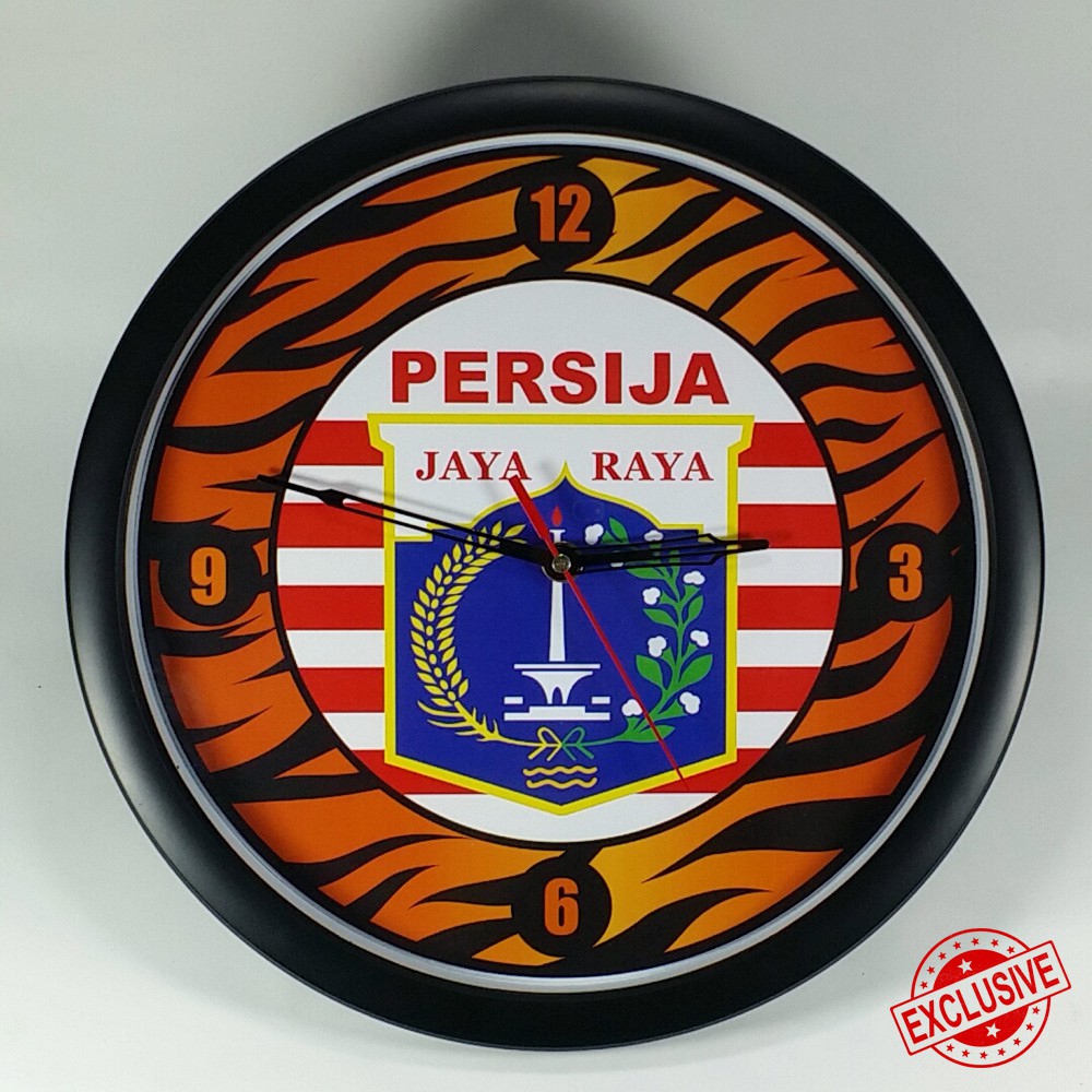 (ISTIMEWA BOSSQUE) JAM DINDING CUSTOM PERSIJA TIPE-2