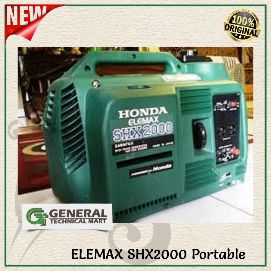 ELEMAX SHX2000 Portable Generator Set DIGI-WAVE Inverter Genset