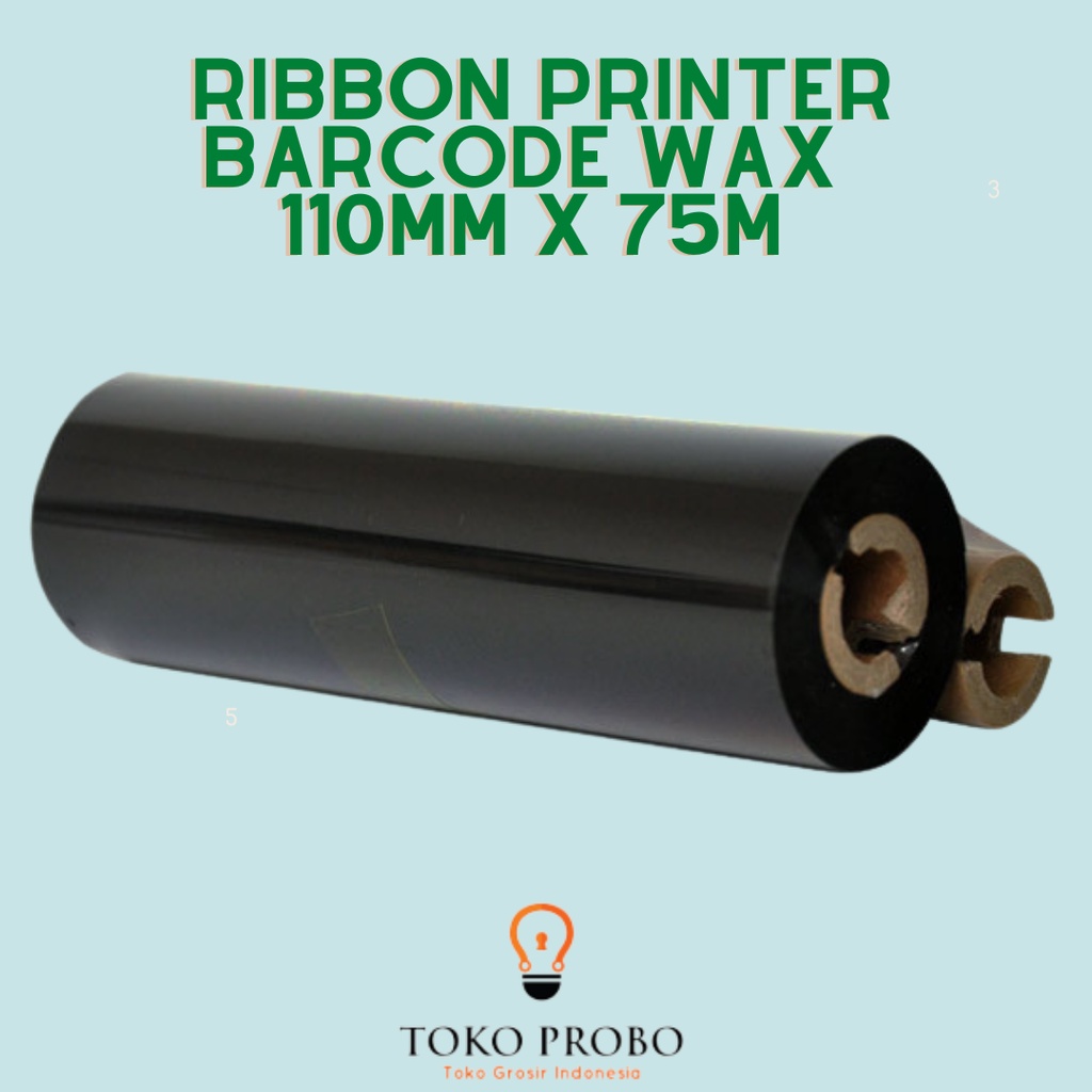 Ribbon Printer Barcode [110MM x 75M]