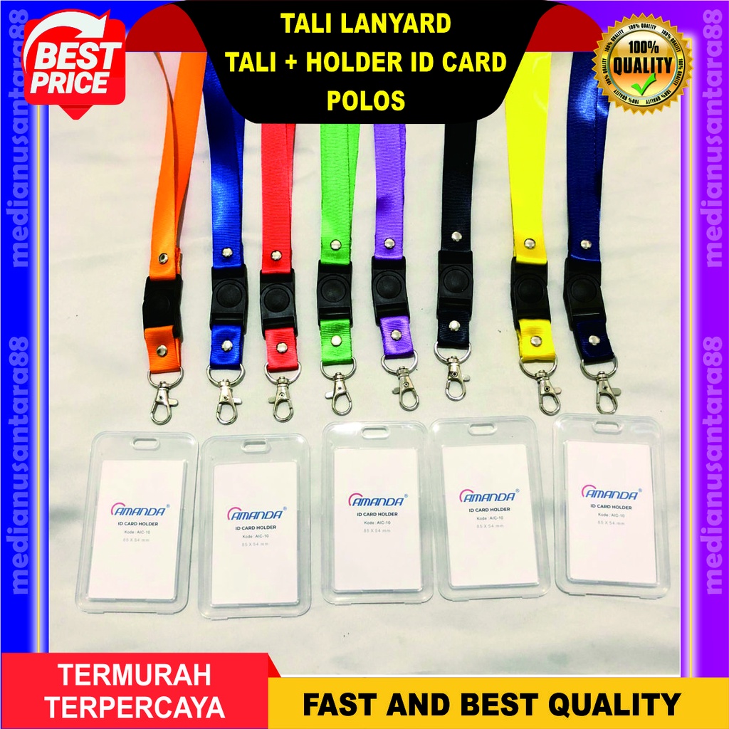 

Paket Tali Id Card 2 Cm Dan Casing Bening 2 Sisi Berkualitas