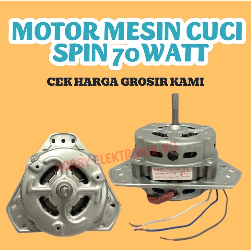 MOTOR MESIN CUCI SPIN 70WATT