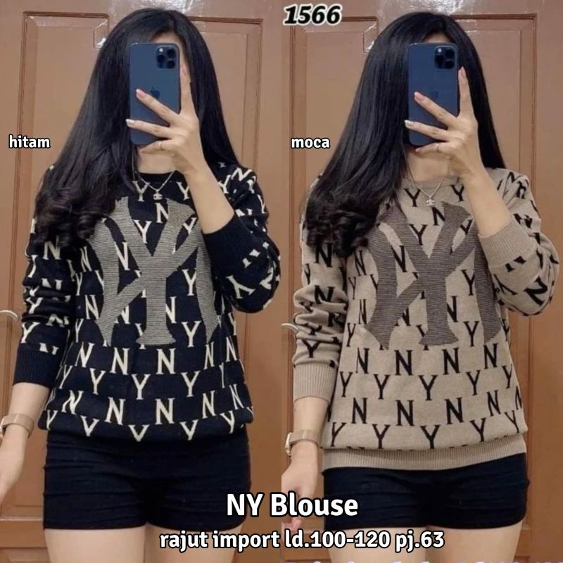 ny blouse rajut import/kaos rajut import/blouse rajut import