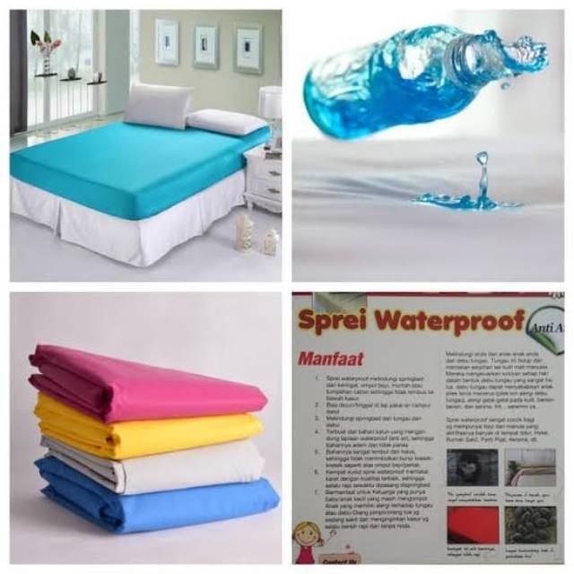 Sprei Waterproof / Sprei anti air 200 x 200 x 30 cm