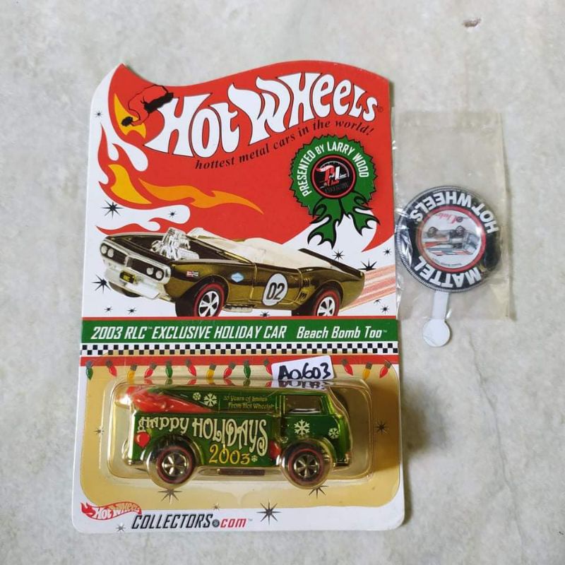 Hotwheels RLC Beach Bomb Too Exclusive Holiday 2003 Collector