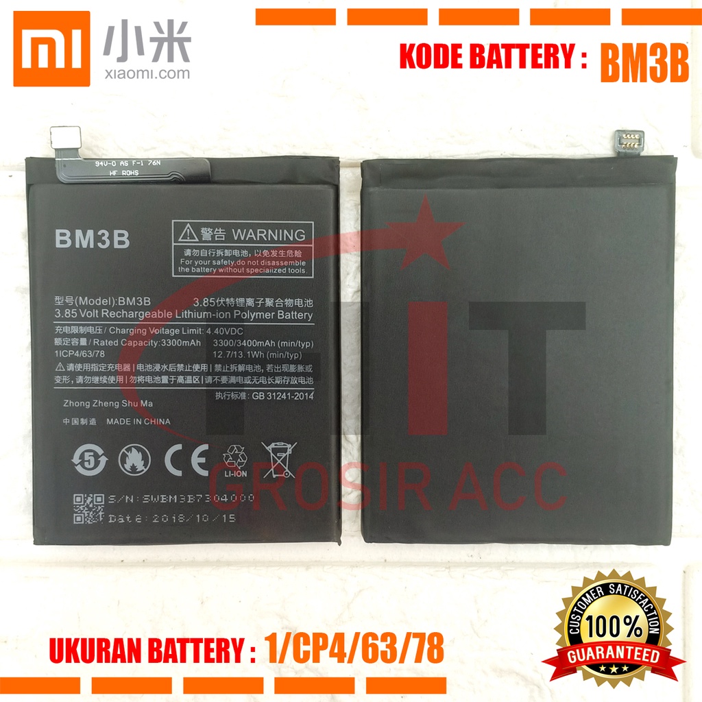 Baterai Battery Xiaomi BM3B / MI MIX2 Original