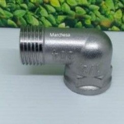 Elbow/Knee Drat Dalam 1/2&quot;X1/2&quot;Elbow Drat Luar SUS 304