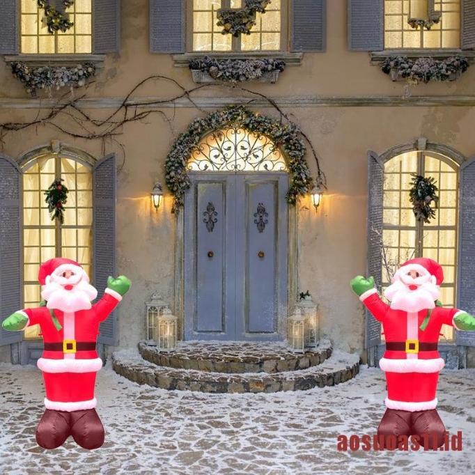 

AOSUO 4 FOOT TALL CHRISTMAS INFLATABLE SANTA CLAUS WITH GIFT DGFXG6563
