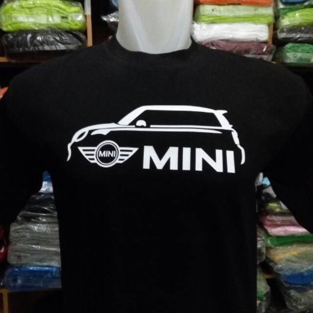 Kaos baju T-shirt - Mini cooper custom desain unisex