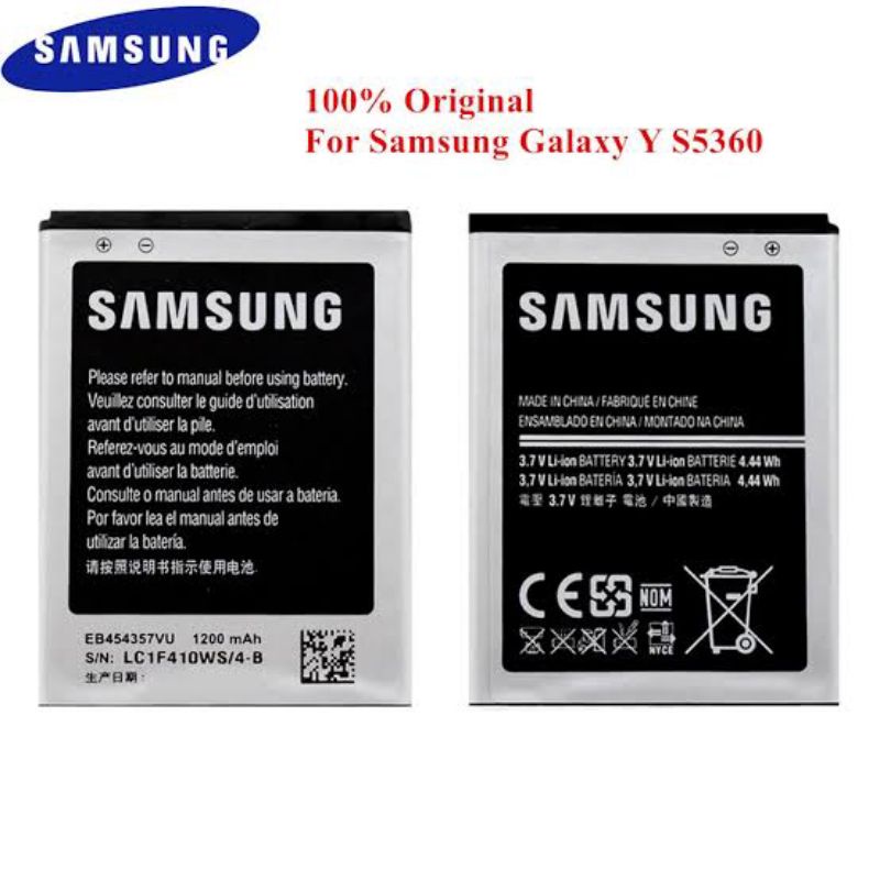 Battery Baterai Batre Batrei SAMSUNG GALAXY YOUNG / S5360