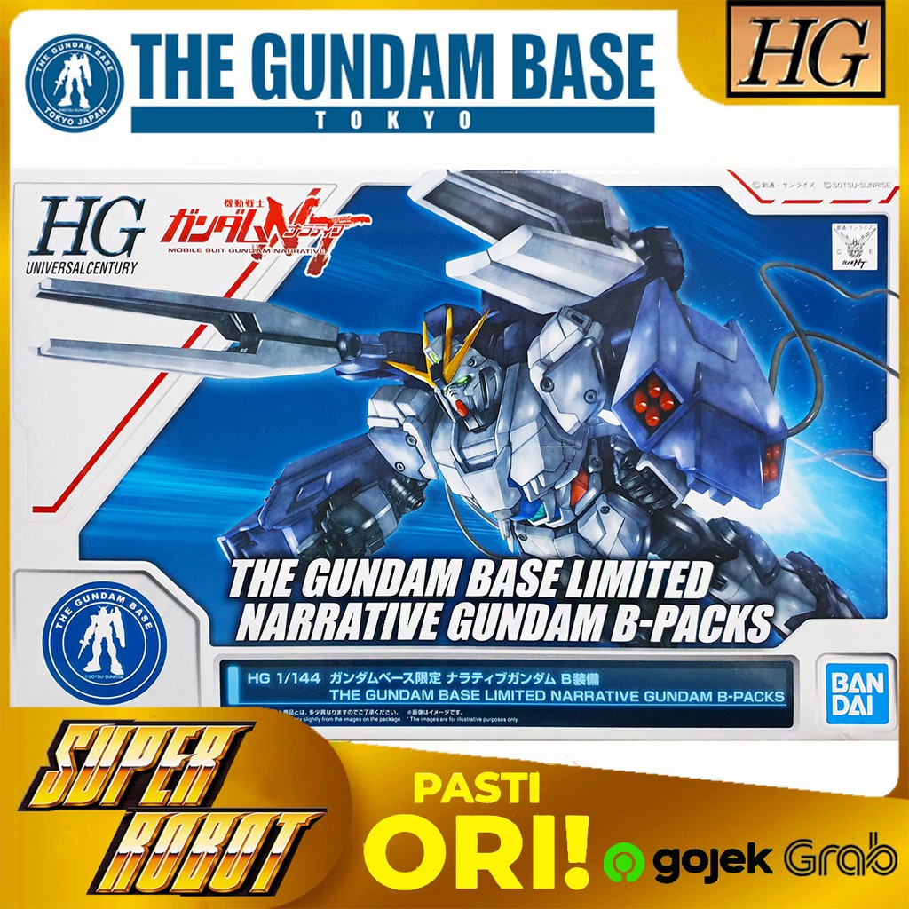 Bandai Hg Narrative Gundam B Packs Hguc The Gundam Base Limited Shopee Indonesia