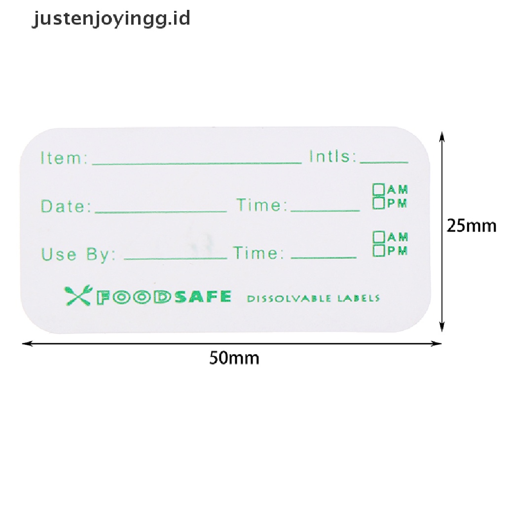 // justenjoyingg.id // 250pcs/roll Kitchen Sticker Refrigerator Freezer Food Storage Date Content Label ~