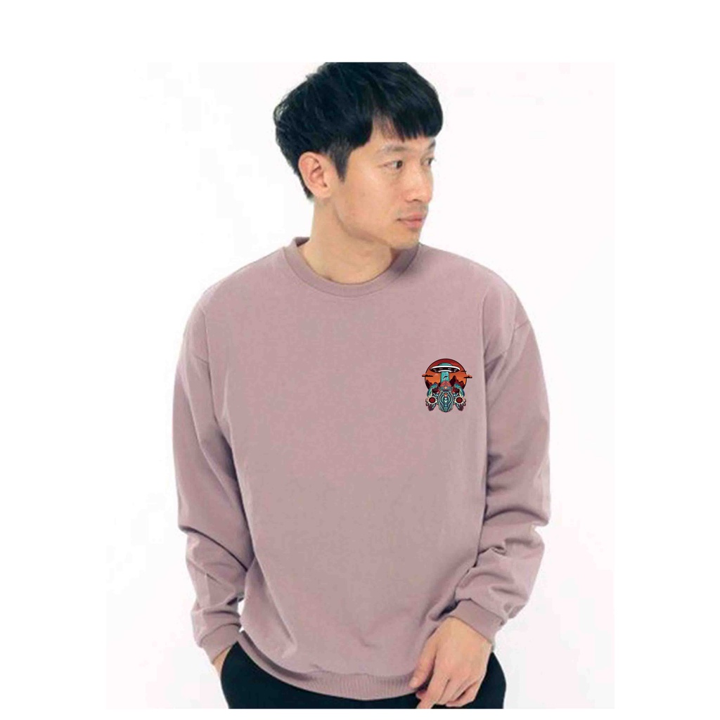 Sweater Crewneck fremdulo Pria Fleece Size M - XXL