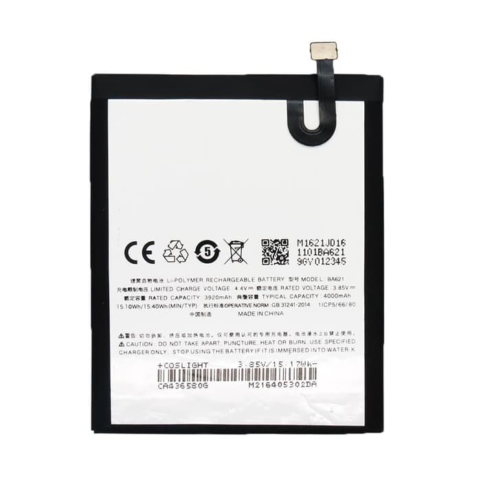 Baterai Battery Batre Original MEIZU M5 Note , BA-621 , BA621 , BA 621