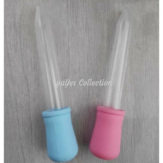 Pipet tetes minum obat syrup bayi anak ukuran 5 ml kids children pink biru sirup child