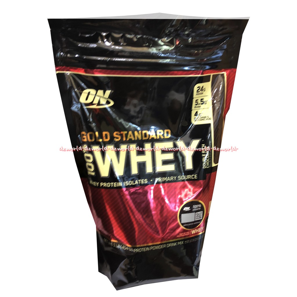 On Gold Standard Whey Protein Isolates Primary Sources 454gr 1LB 14servis Untuk Membentuk Otot