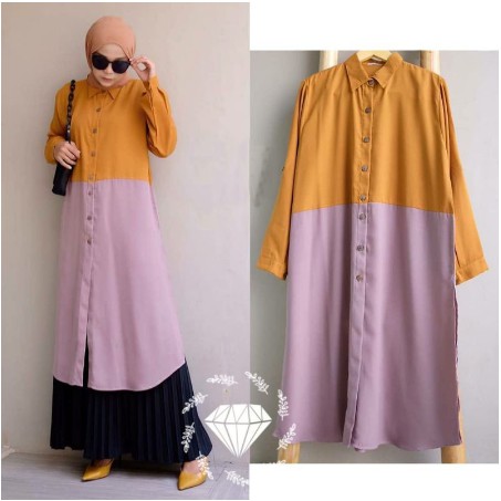 TRAND model Baju Tunik Remaja Terbaru N_muslimah Kekinian 2021 Atasanmurah BajuTunik Misnia Terbaru