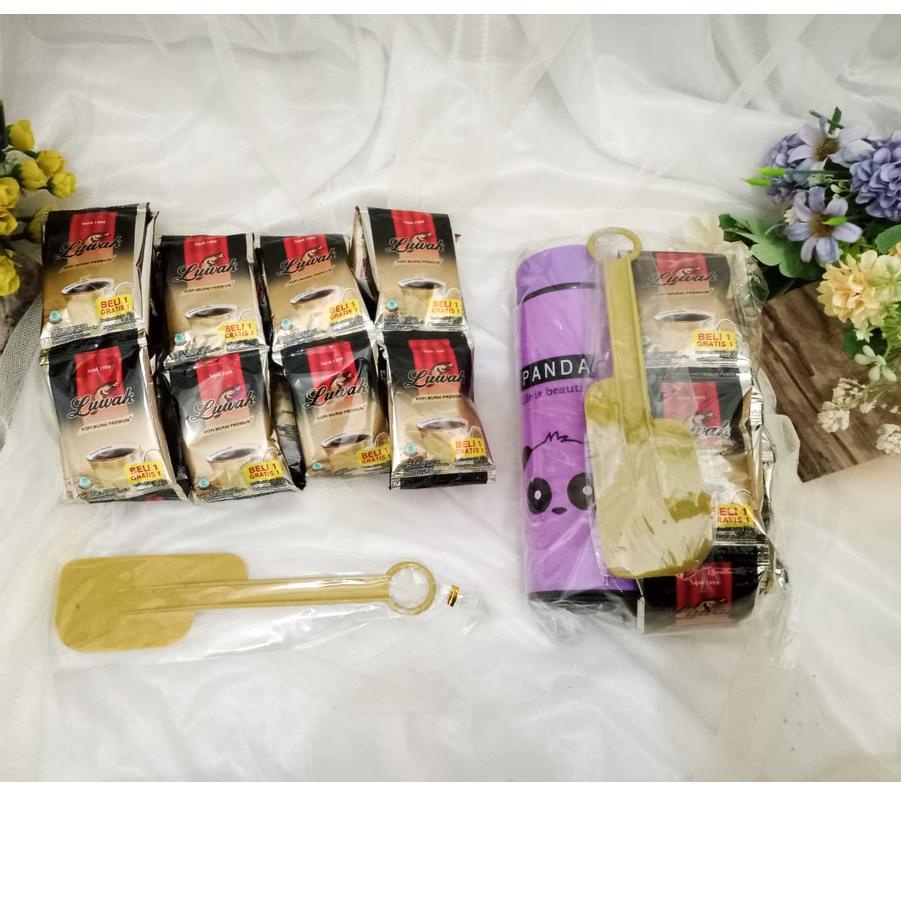 ㊫ JAVA STORE | PAKET KOPI LUWAK 20pcs + Tumbler Kaca Tahan Panas Dingin NEW 2889 ✿