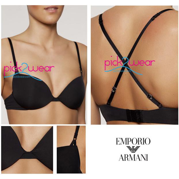 [[BISA COD]] Emporio Armani Convertible bra Black TERPERCAYA Kode 1035