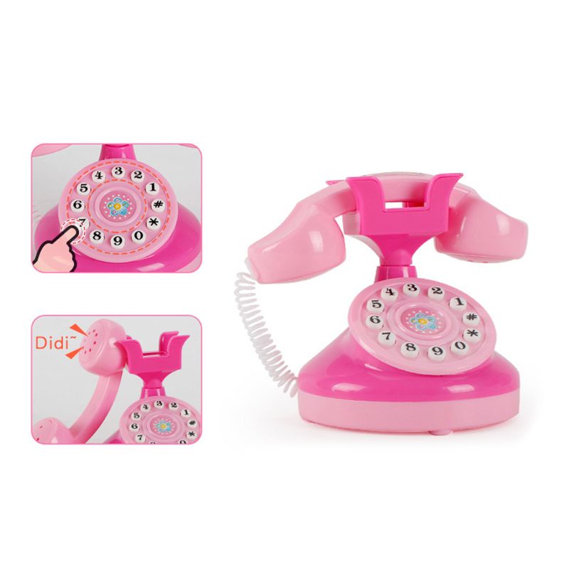 Mary Anak Kid Boy Girl Mini Kitchen Alat Listrik Telepon Mainan Set Dini