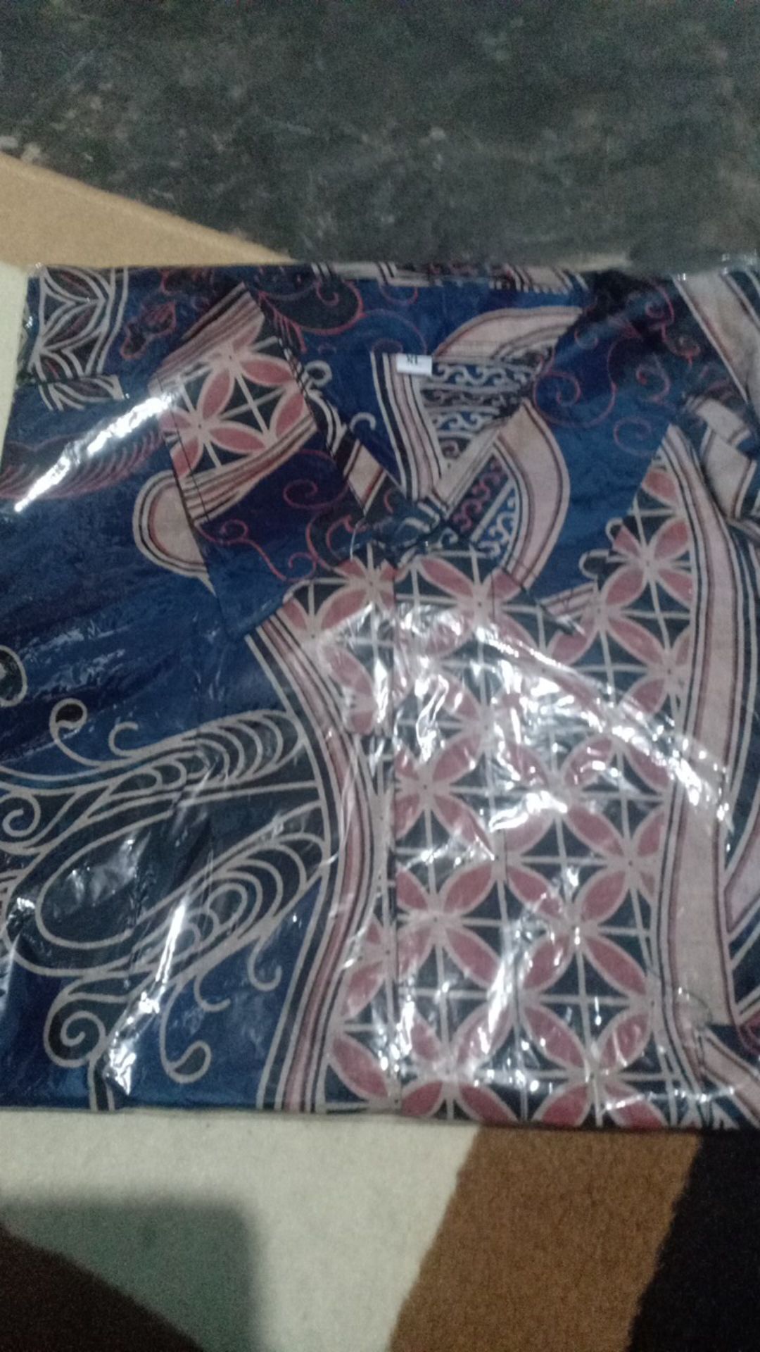 Baju Batik Pria Slimfit Big Size M L Xl Atasan Kemeja Batik Lengan Panjang  Original