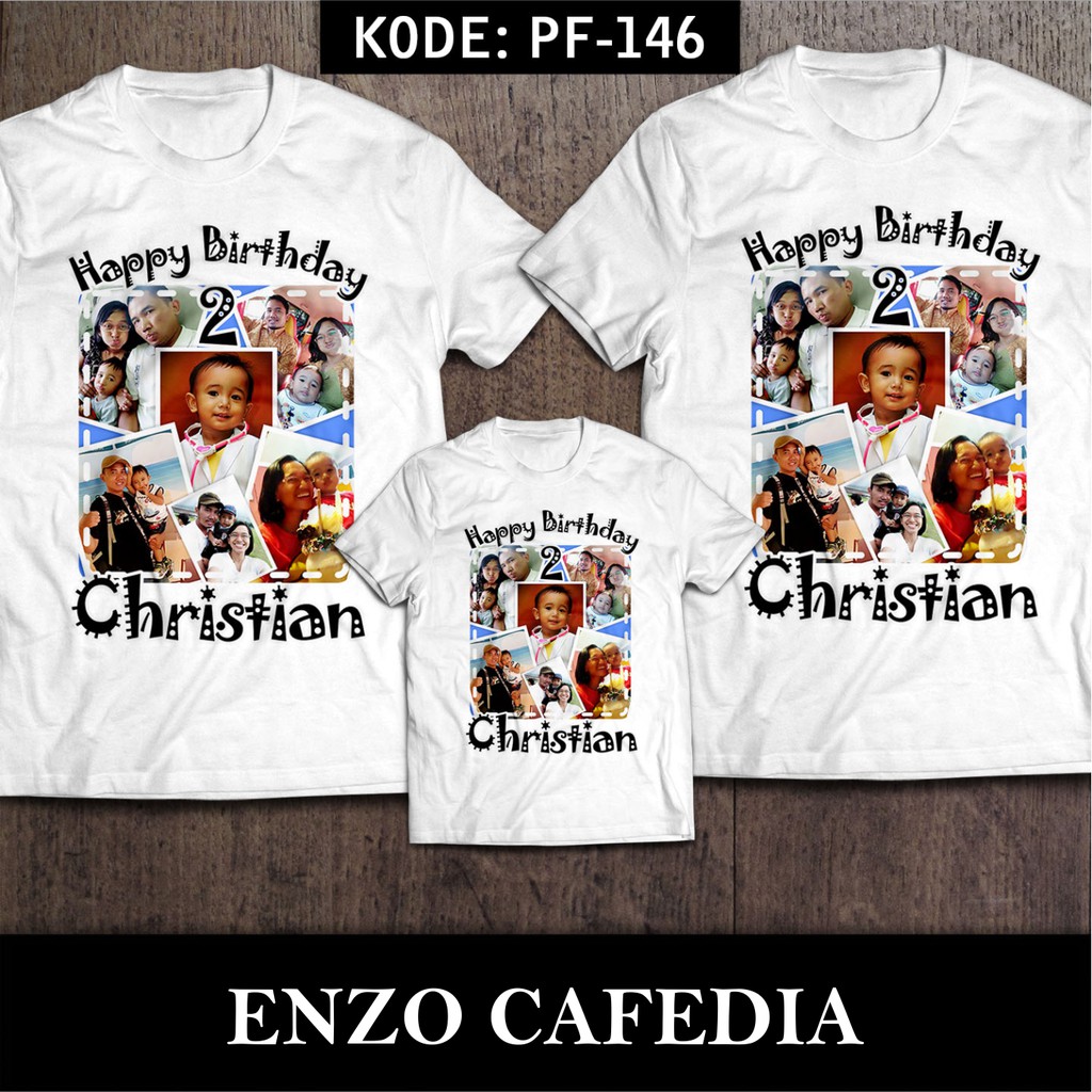 Harga Paket Lebih Hemat | Jual Kaos Couple Keluarga | Kaos Family Ulang Tahun | Desain Kaos Kolase F