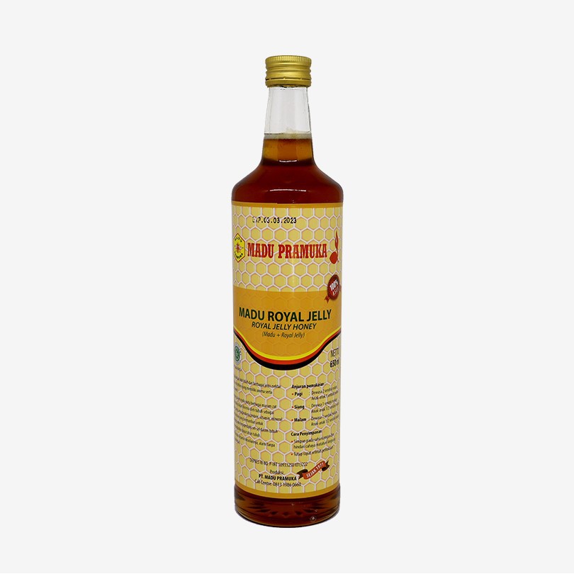 

Madu Pramuka Royal Jelly 650 ml ( Madu + Royal Jelly )