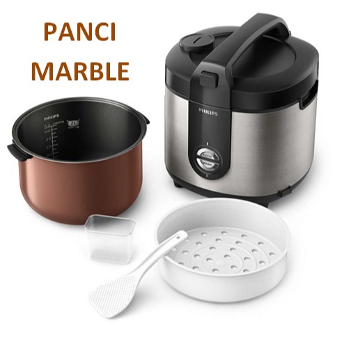 Rice Cooker PHILIPS HD3138 Panci Marbel - Garansi resmi philips