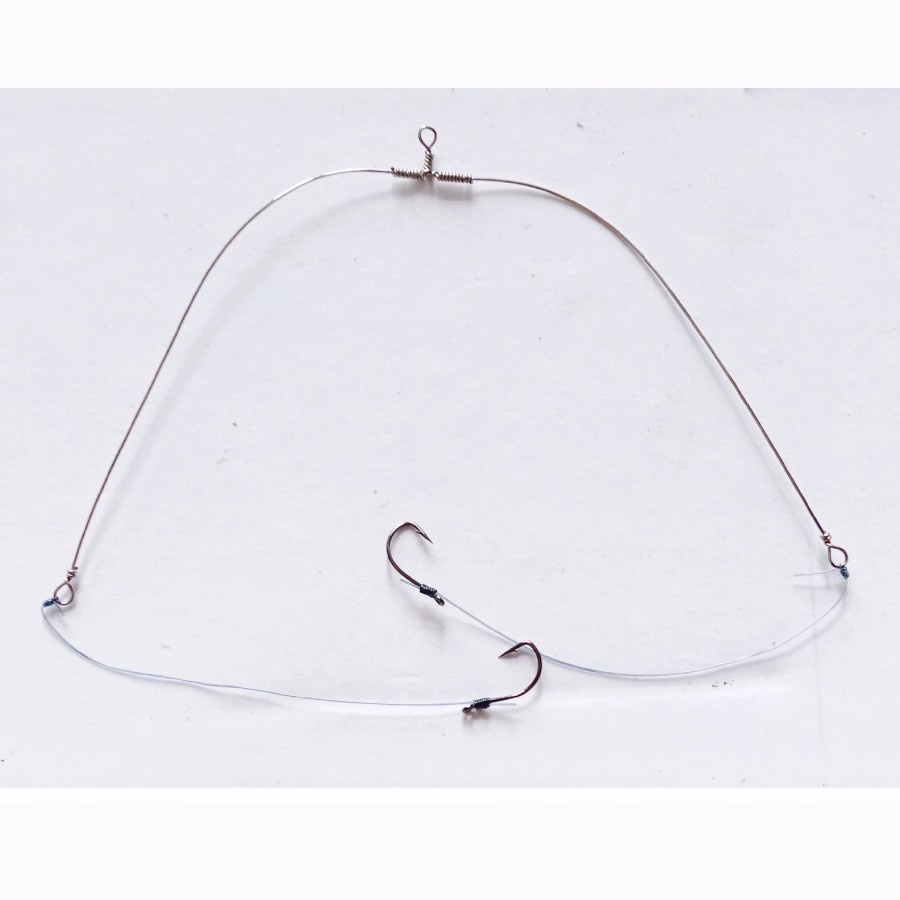 hook kail pancing rangkaian cabang 2 neklin lumut mujaer nila bawal