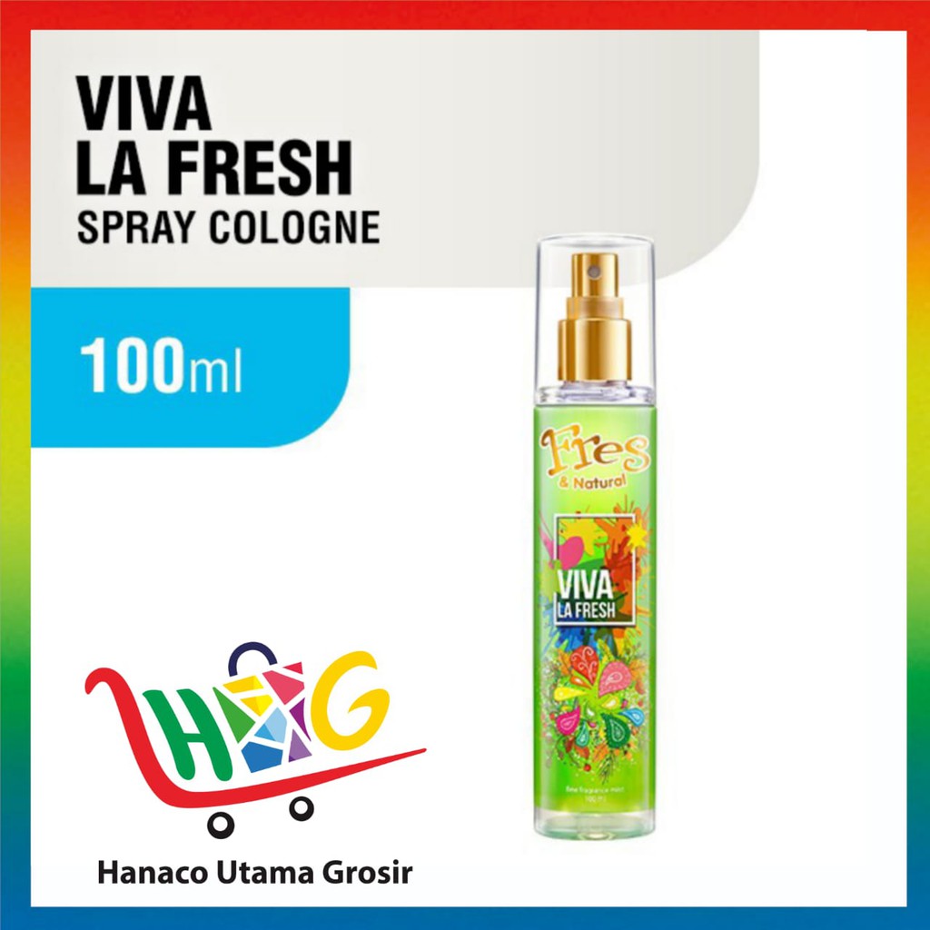 Fres &amp; Natural Spray Cologne - 100 ml