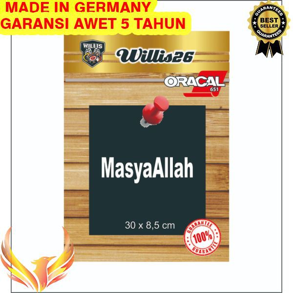 

TERMURAH Stiker Masya Allah tulisan simpel Phoenix Star