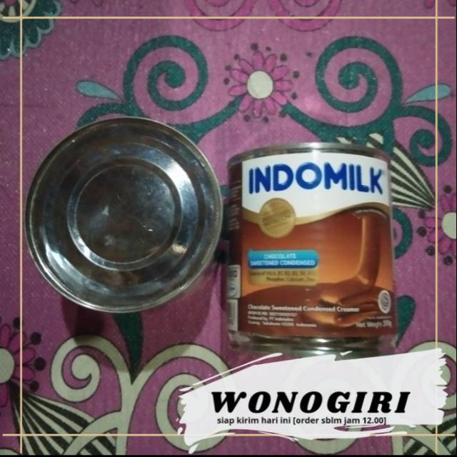 

Indomilk susu kental manis coklat