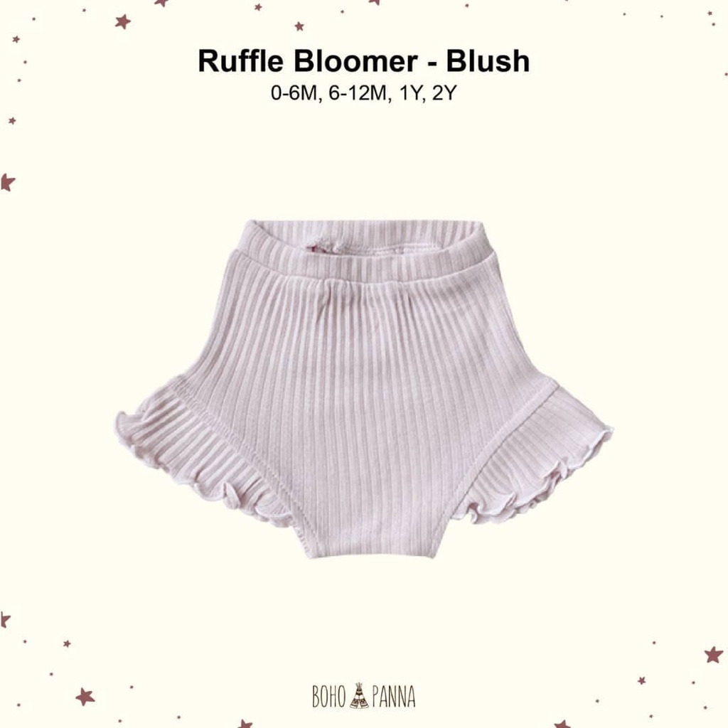 BOHOPANNA Ruffle  Bloomers Celana Pendek Anak Perempuan