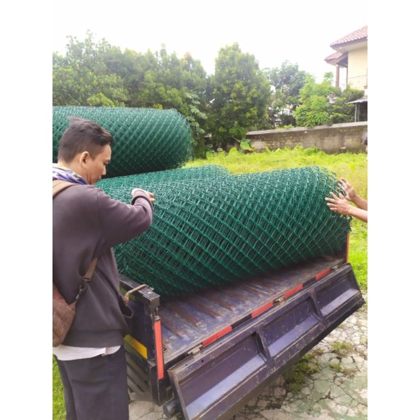 Kawat Pagar Harmonika PVC BWG 16x5x100
