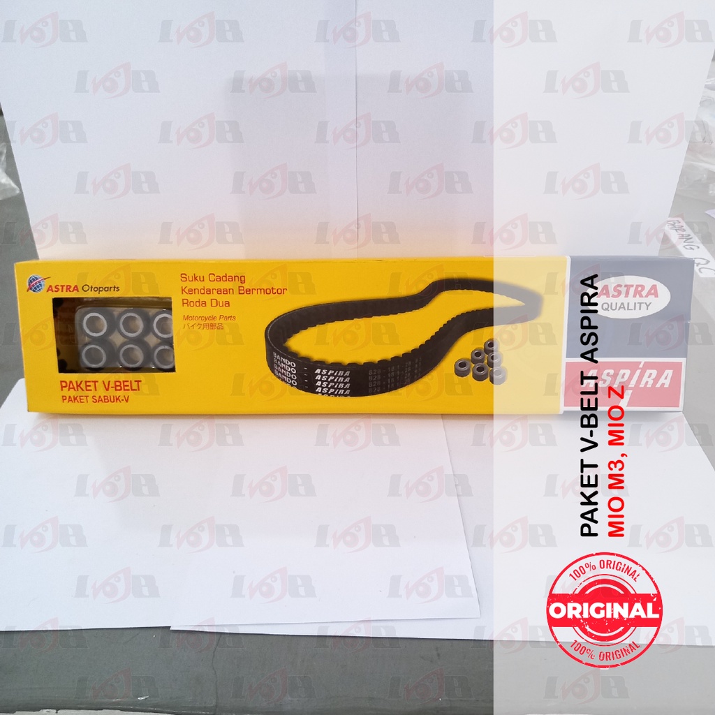 ASPIRA Paket Vbelt Roller Mio GT M3 X-RIde Fino 125 Vanbelt Cvt Motor Matic Yamaha