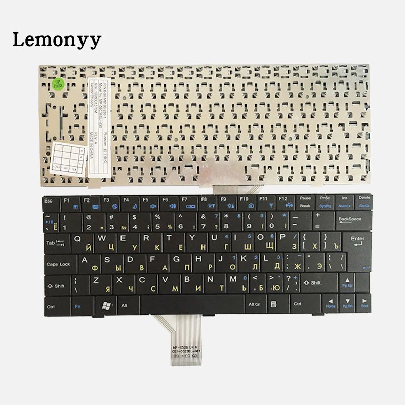 IMPORT New Russian Keyboard For Clevo M720 M710 M710L M720S M720T M728T M728 M729T RU Black