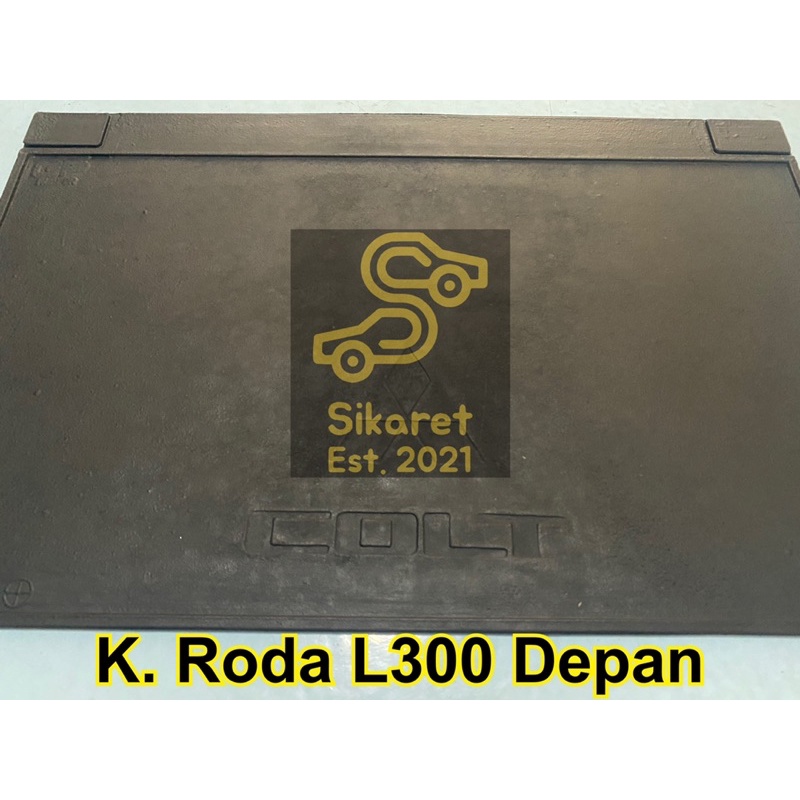 Karpet Karet Roda Karpet Lumpur L300 Depan