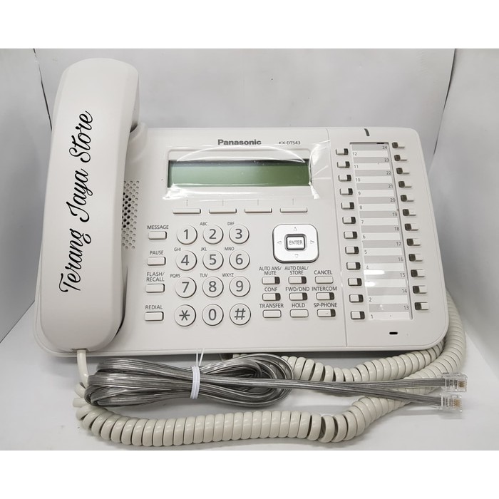 

Telepon Digital Panasonic KX-DT543 Telepon Master/Key KX-DT 543 Putih