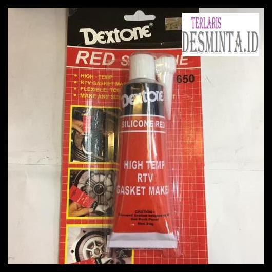 

Tyegtrs- Dextone Red Silicone 70Gr Dextone Red Lem Gasket Merah R676Ydt8-