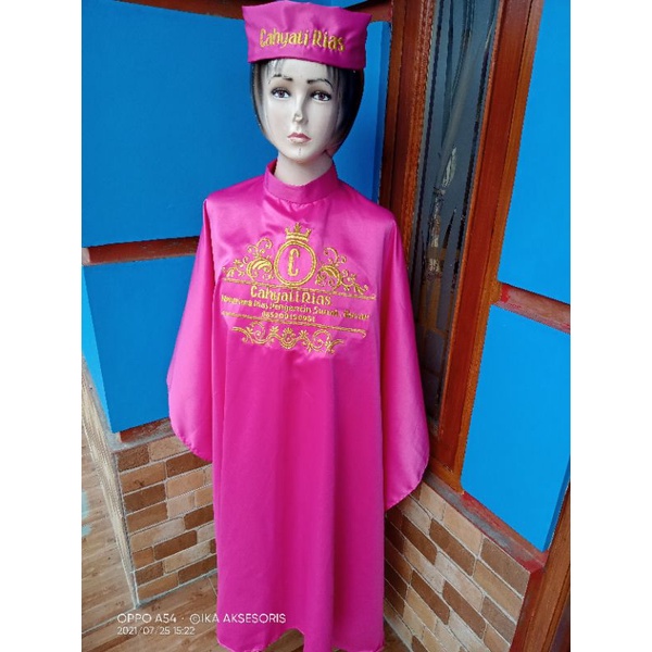 Apron Makeup Pengantin/ Cape Makeup/ Free Logo Salon