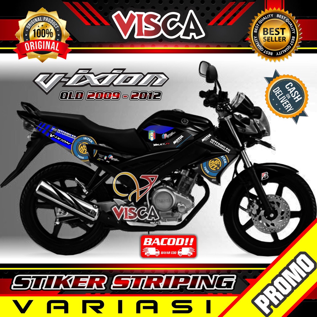 Striping Vixion Old - Stiker Sticker Striping Variasi Yamaha Vixion Old - Striping Hologram Vixion O