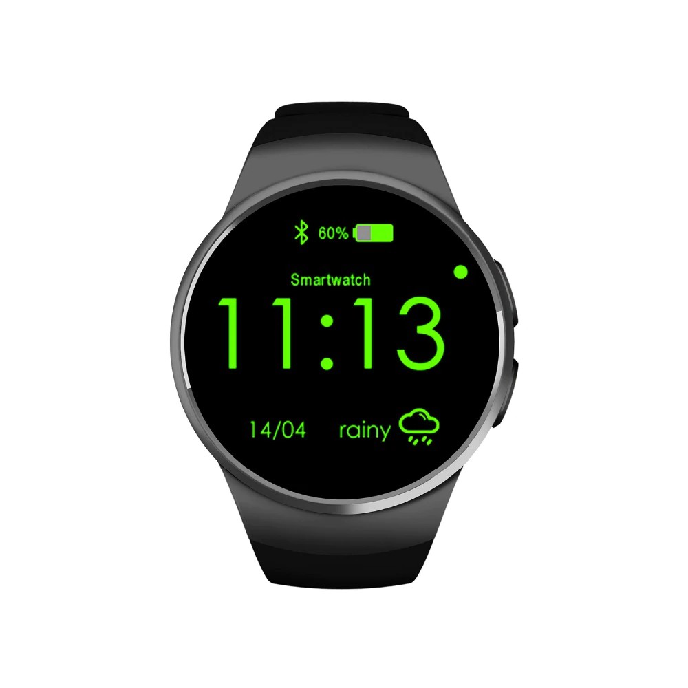 Enohplx KW18 Jam Tangan Pintar NFC Jantung Kecepatan Monitor Pintar Jam Tangan untuk Apple Samsung