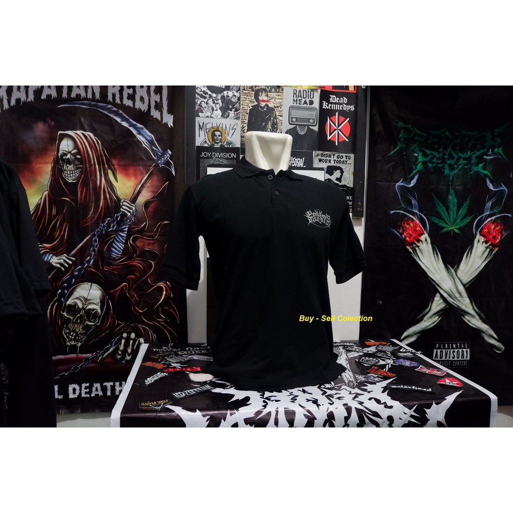 Kaos distro semi kemeja - Support brand lokal Heaven and Hell