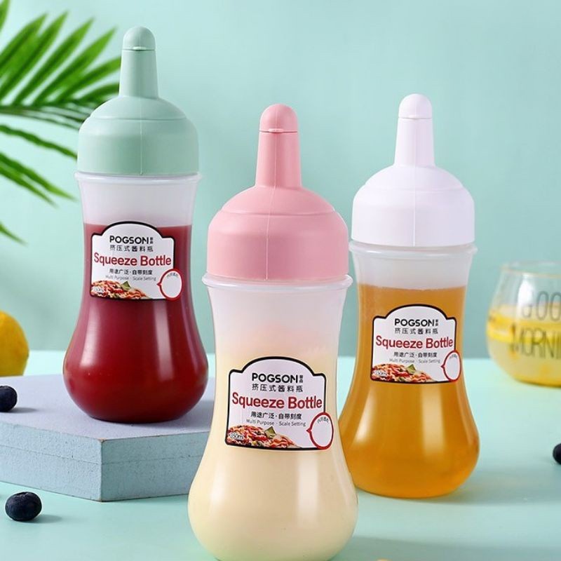 Sgmshop Squeeze Bottle Botol Mayonese Saus Kecap Minyak Bahan Plastik PP